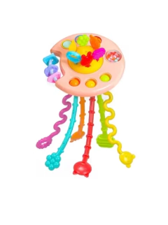 Juego Sensorial Bebes Motricidad Fina Didactico Montessori Cuerda Silicona Juego De Viaje en internet