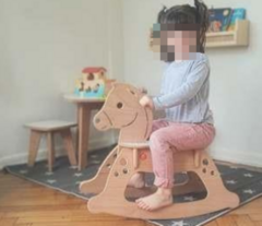 Ciervo Caballito Mecedor Hamaca Madera Balancin Bebe Infantil en internet