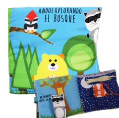 Libro Sensorial Animales Bosque Didactico Bebes A.e en internet