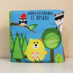 Libro Sensorial Animales Bosque Didactico Bebes A.e
