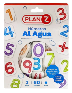 Numeros Al Agua Para Jugar En La Bañera Con Bolsa 60 Piezas PZ - comprar online