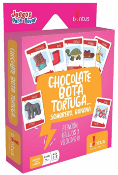 Juego De Mesa Cartas Chocolate Bota Tortuga Bontus