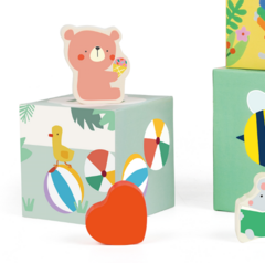 Cubos Apilables Encastre Animales Bosque Didactico Cw - comprar online