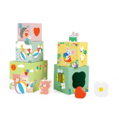 Cubos Apilables Encastre Animales Bosque Didactico Cw en internet