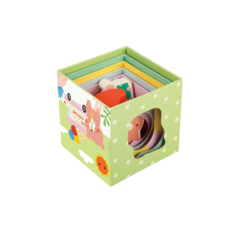 Cubos Apilables Encastre Animales Bosque Didactico Cw - Accesibble