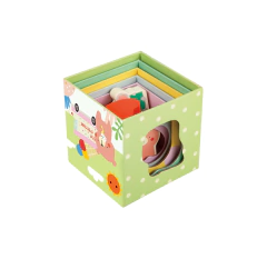 Cubos Apilables Encastre Animales Bosque Didactico Cw - Accesibble
