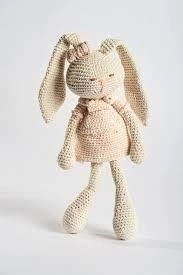 Muñeco Conejo Liebre Crochet Muñeco Apego O Decoracion en internet