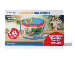 Juego Eco Ciencia Laboratorio Científico Portátil Con Lupa Galileo