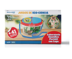 Juego Eco Ciencia Laboratorio Científico Portátil Con Lupa Galileo