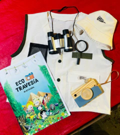 Set De Explorador Eco Travesia Gorro + Chaleco A.v - comprar online