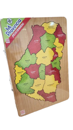 Rompecabezas Encastre Provincias Argentinas Departamentos Tk en internet