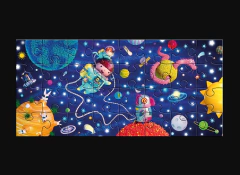 Rompecabezas De Piso Piezas Grandes 32 Piezas Arco Iris, Granja, Espacio Krm - Accesibble