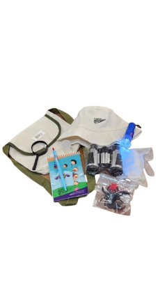 Kit De Explorador Infantil Bolso + Gorro A.v en internet