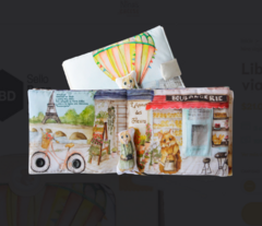 Imagen de Libro Sensorial Nina Viaja En Globo Muñeco Didactico N.c