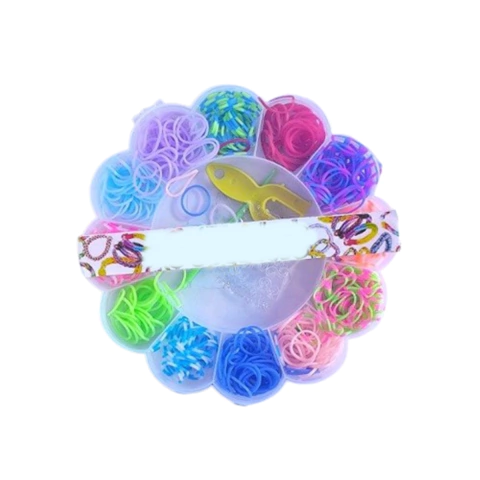 Flor De Gomitas Kit Para Armar Pulseras Bijou Manualidades
