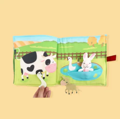 Libro Sensorial Granja Animales Motricidad Fina Didactico Kw - comprar online