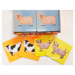 Juego De Memoria De Piso Animales 24 Fichas Clap - comprar online