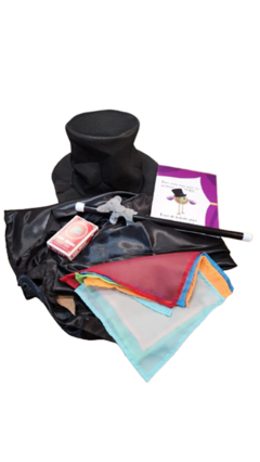 Kit Disfraz Mago Magia Capa Galera Cartas Y Mas Infantil A.v