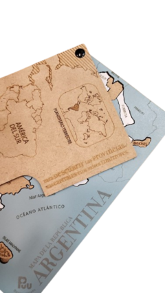Rompecabezas Mapa Argentina Provincias Nombres Capitales