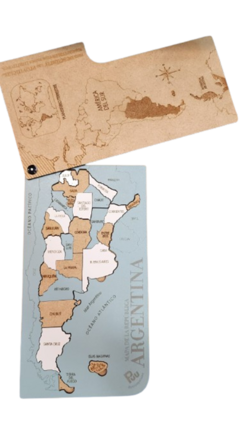 Imagen de Rompecabezas Mapa Argentina Provincias Nombres Capitales