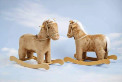 Caballo Mecedor Hamaca Balancin Peluche Niños M.n - comprar online