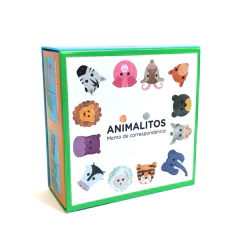 Juego De Memoria Animalitos Juego Correspondencia Clap