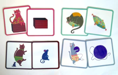 Juego De Mesa Memoria Correspondencia Michis Clap - Accesibble