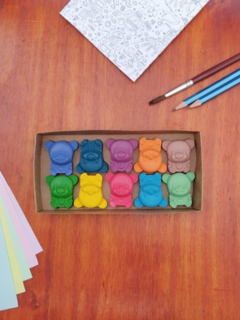 Crayones De Cera Animales Varios Modelos Infantil Didactico