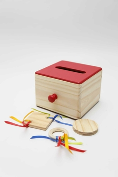 Caja De Permanencia Con Cajon Montessori Encastre Madera - comprar online