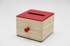 Caja De Permanencia Con Cajon Montessori Encastre Madera en internet