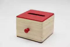 Caja De Permanencia Con Cajon Montessori Encastre Madera en internet