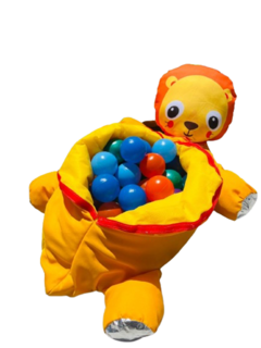 Pelotero + 50 Pelotas Portatil Animales Bolsa Guardado P.c