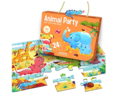 Rompecabezas 24 Piezas Animales Varios Modelos Hao Xiang