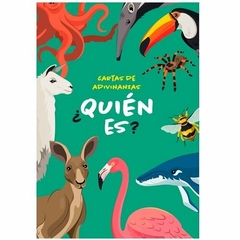 Cartas Adivinanzas Quien Es? Animales Español/ingles O.p