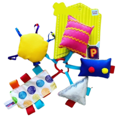 Set Juego Sensorial Texturas Trapito Apego Bebes P.c - comprar online