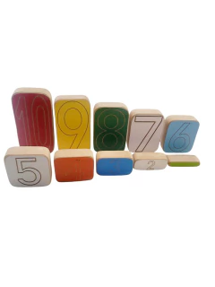 Bloques Numeros Aprende A Sumar Didactico Madera Pp - Accesibble