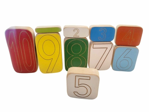 Bloques Numeros Aprende A Sumar Didactico Madera Pp