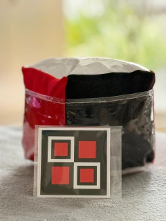 Imagen de Cubo Sensorial + Cartas Sonajero Estimulacion Visual P.c