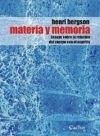 MATERIA Y MEMORIA