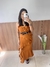 Vestido Raissa mostarda