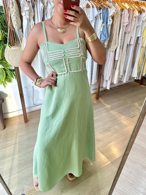 Vestido Amarantha - Verde - comprar online
