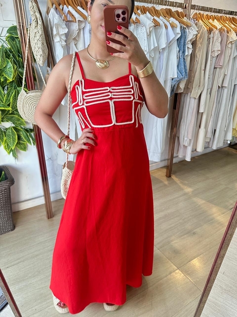 Vestido Amarantha - Vermelho - comprar online