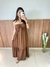 Vestido Soraya marrom - comprar online