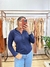 Blusa Moletinho Ziper - Marinho - comprar online