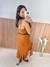 Vestido Raissa mostarda