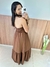 Vestido Soraya marrom na internet