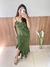 Vestido Raissa verde musgo - comprar online