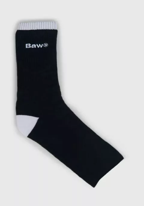 Meia Baw Basic Color - Black