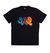 Camiseta Santa Cruz Three Hand SS - Black