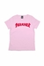 Camiseta Thrasher Feminino Godzilla - Rosa